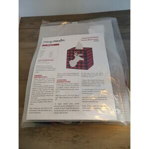 Mary Maxim Stag Head Tissue Box Cover Plastic Canvas Kit